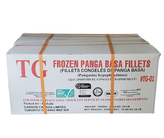 TG - Basa Fillet - 10-12 oz - ( 30 LBS )
