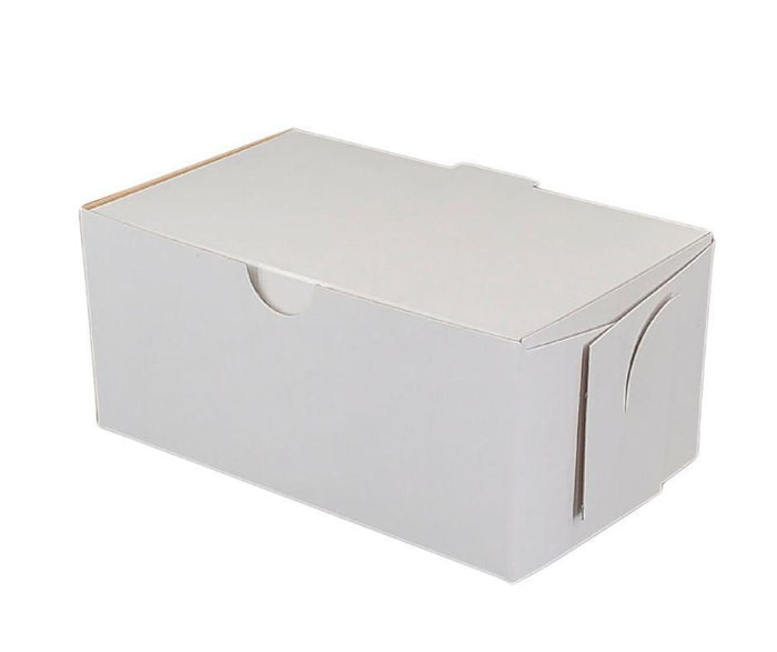 EB - White Cake Boxes - 6½x4x3