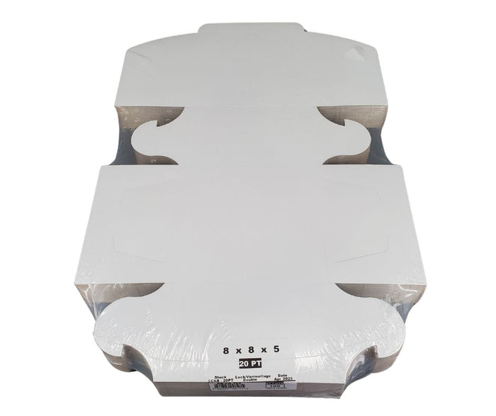EB - White Cake Boxes - 8x8x5
