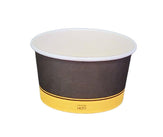 Morning Dew - 12 oz Paper Soup Container - Ebony Print - 12SCE