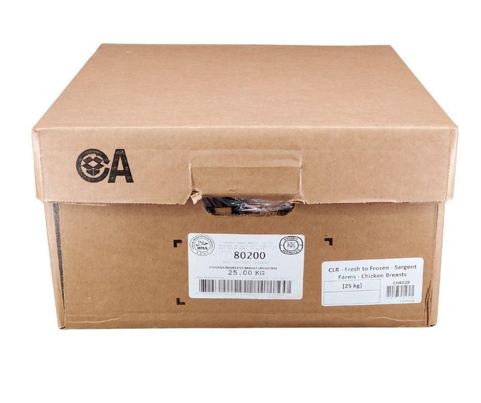 CLR - Fresh to Frozen - Sargent Farms - Chicken Breasts Roaster- 8/13 oz - HMA - Halal