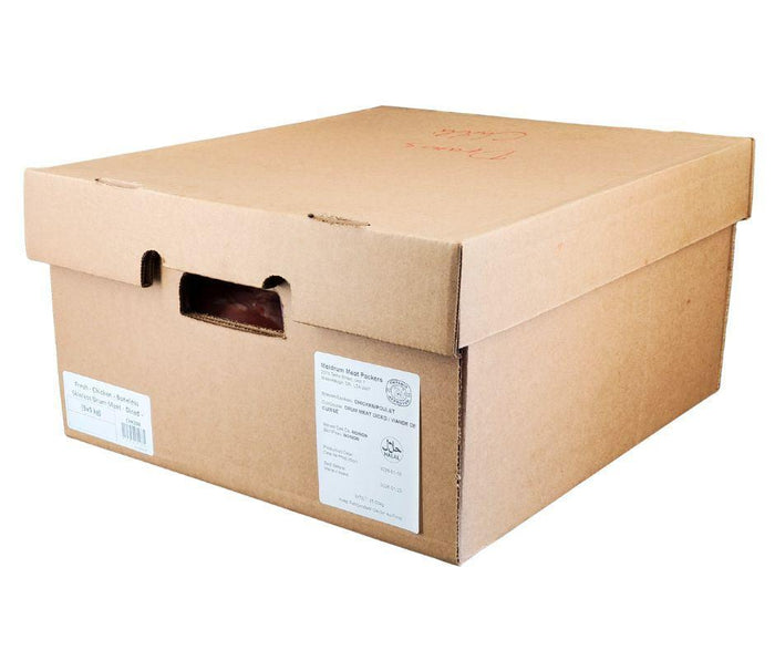 Fresh Hand Slaughter Chicken - B-Less Drum Meat Cubes - Halal