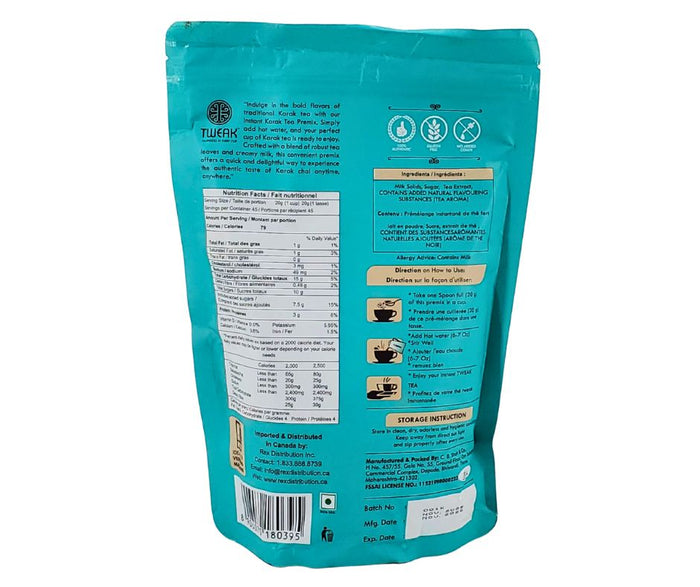 Tweak - Karak Chai (Low Sugar) Packet