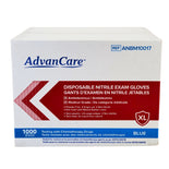 Advance Care - Nitrile Gloves Exam - Blue - X large