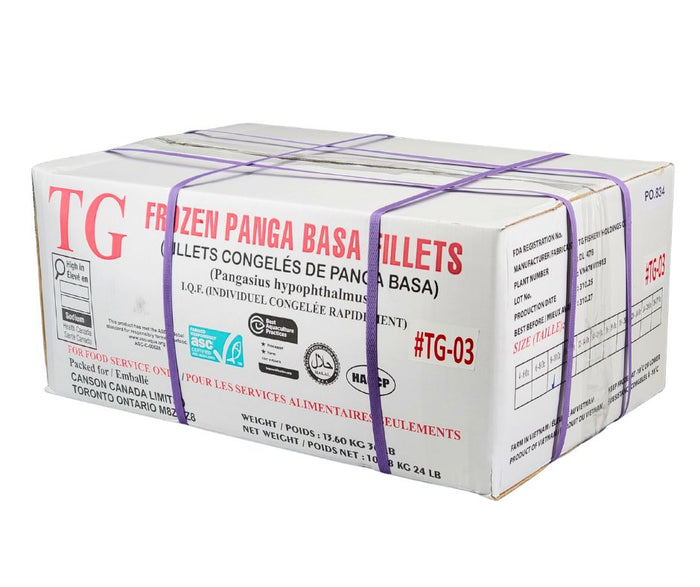 TG - Basa Fillet - 8-10oz - ( 30 LBS )