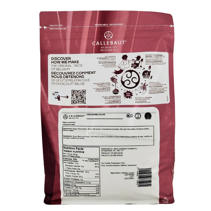 Callebaut - Ruby Callet - 2.5kg