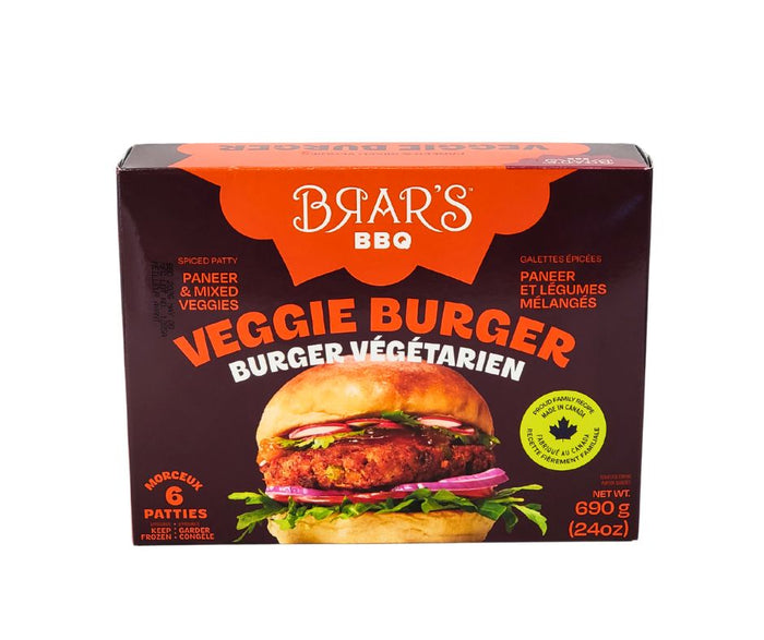 Brar's - Veggie Burger Patty - Spicy