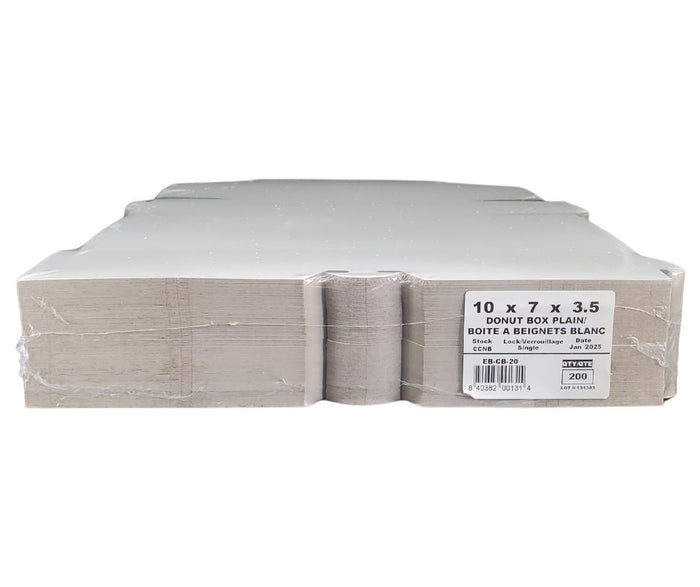 EB - White Cake Boxes - 10x7x3½
