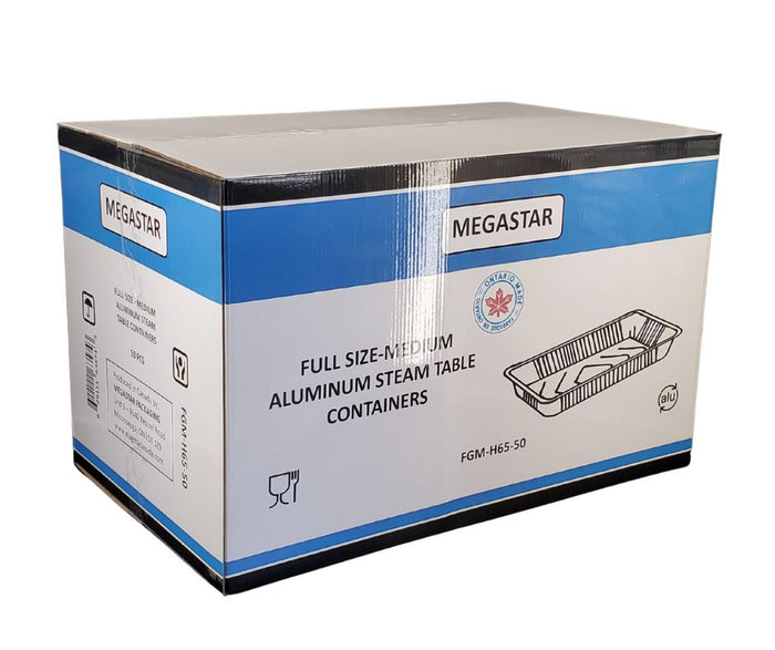 MegaStar - Full Size Medium - Aluminium Steam Table Pan