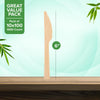 Eco-Craze - Bamboo Knives - Disposable - NBB-K100
