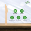 Eco-Craze - Bamboo Knives - Disposable - NBB-K100