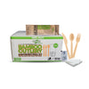 Eco-Craze - Disposable Bamboo 6pcs Cutlery Kit - K/F/S/N/SP NBB-M611