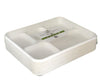 Eco-Craze - 5 Compartment Bagasse Tray (Thali) - Retail Pack