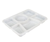 6 Compartment - Thali Tray - 50 ct