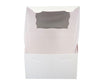 VSO - EB - 7 x 7 x 4 - 4 Cupcake Box with Window - White - 5281A