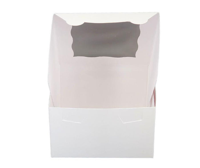 VSO - EB - 7 x 7 x 4 - 4 Cupcake Box with Window - White - 5281A