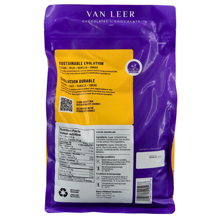 Van Leer - Dark Tulsa Chocolate - 2.5 kg