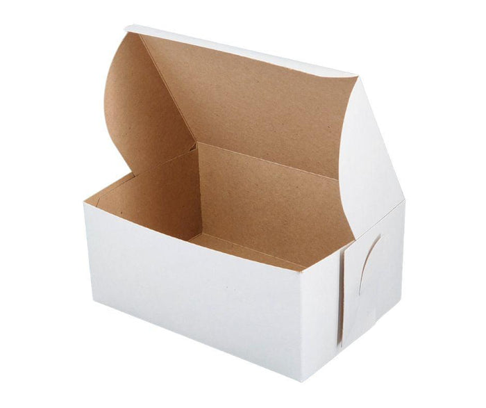 EB - White Cake Boxes - 8x5½x3½