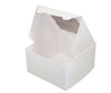 VSO - EB - 7 x 7 x 4 - 4 Cupcake Box with Window - White - 5281A