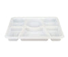 6 Compartment - Thali Tray - 50 ct