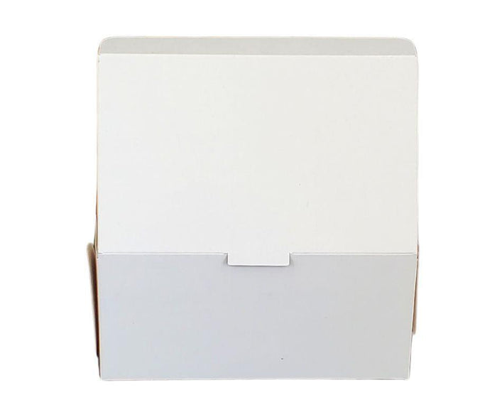 EB - White Cake Boxes - 6½x4x3