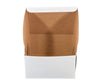 EB - White Cake Boxes - 6½x6½x3½