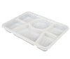6 Compartment - Thali Tray - 50 ct