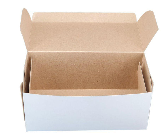 EB - White Cake Boxes - 8x4x3½