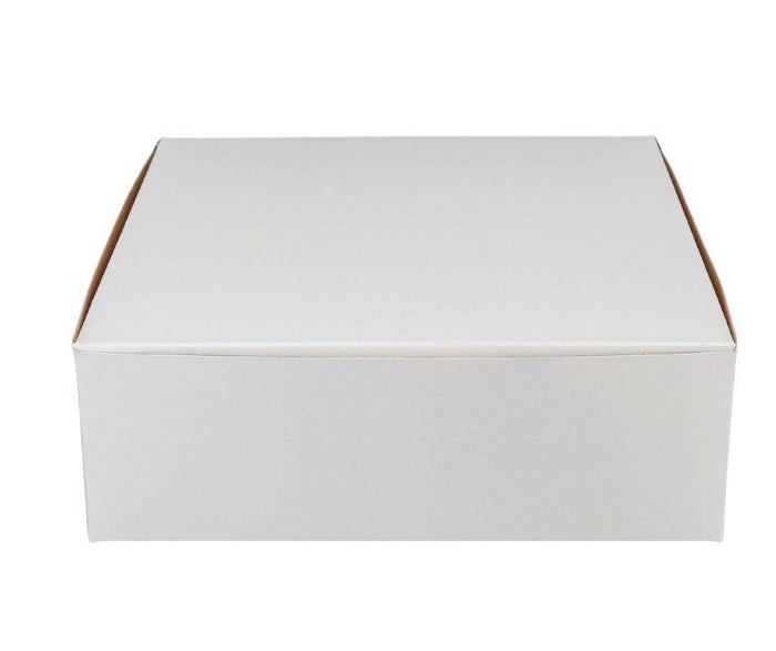 EB - White Cake Boxes - 10x10x3½
