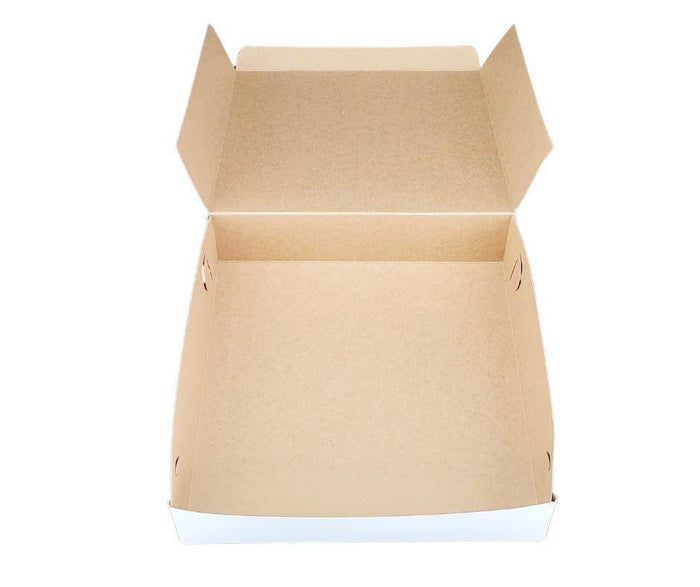 EB - White Cake Boxes - 10x10x2.5