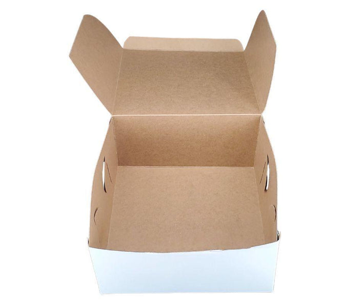 EB - White Cake Boxes - 10x10x5