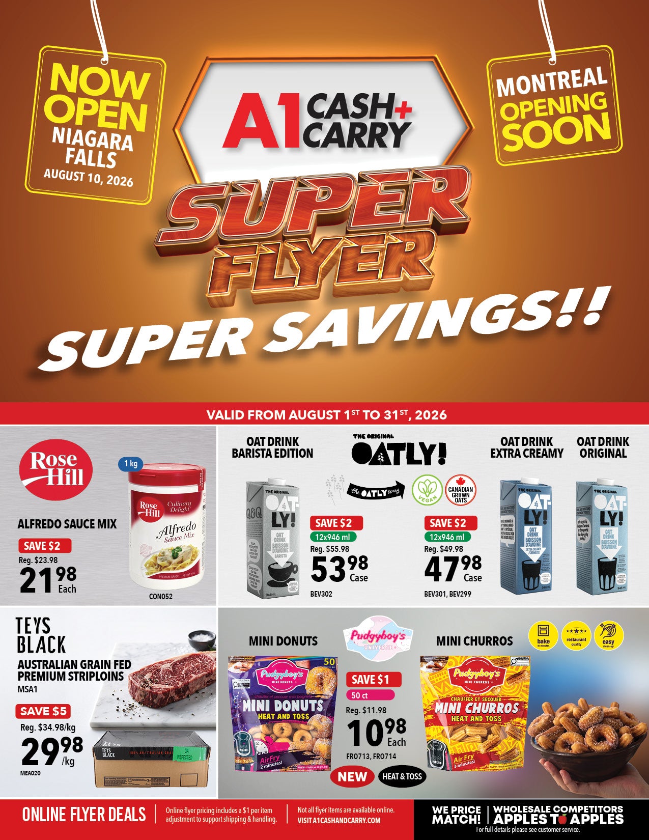 A1 Cash and Carry August, 2026 Monthly Flyer Deals