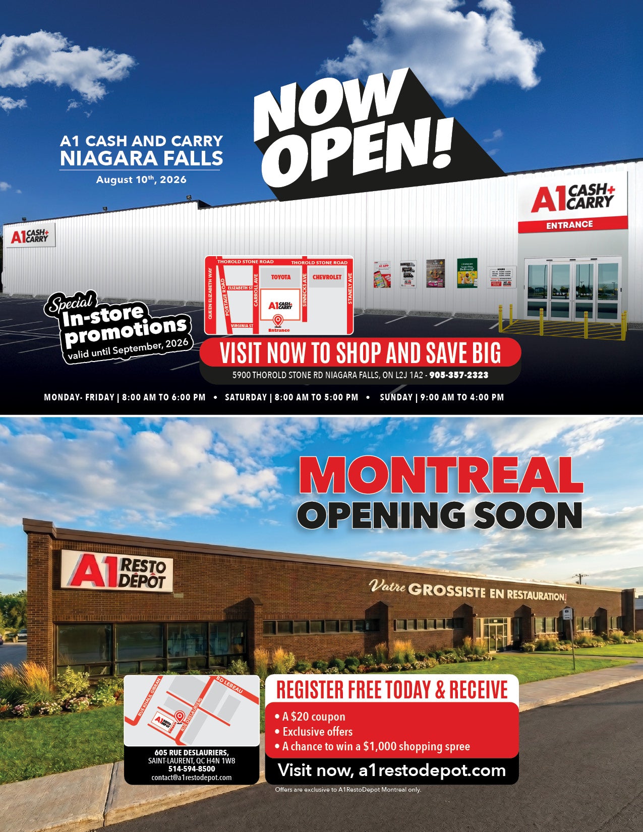 A1 Cash and Carry August, 2026 Monthly Flyer Deals