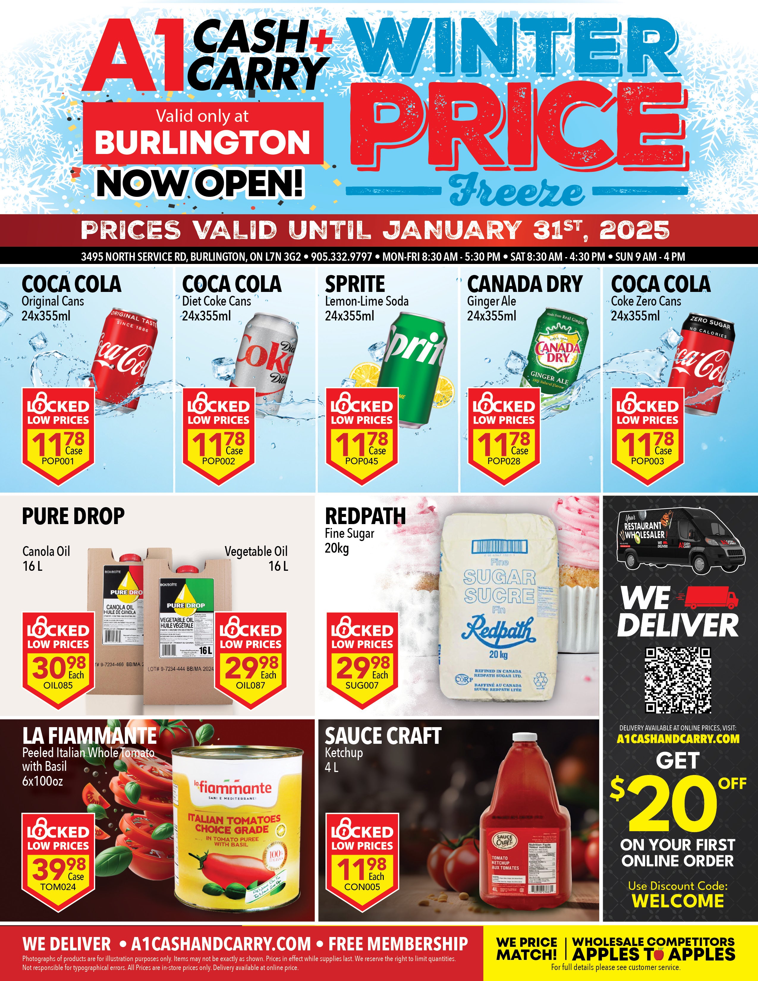 A1 Cash and Carry is set to open its Burlington Store for Businesses Soon!