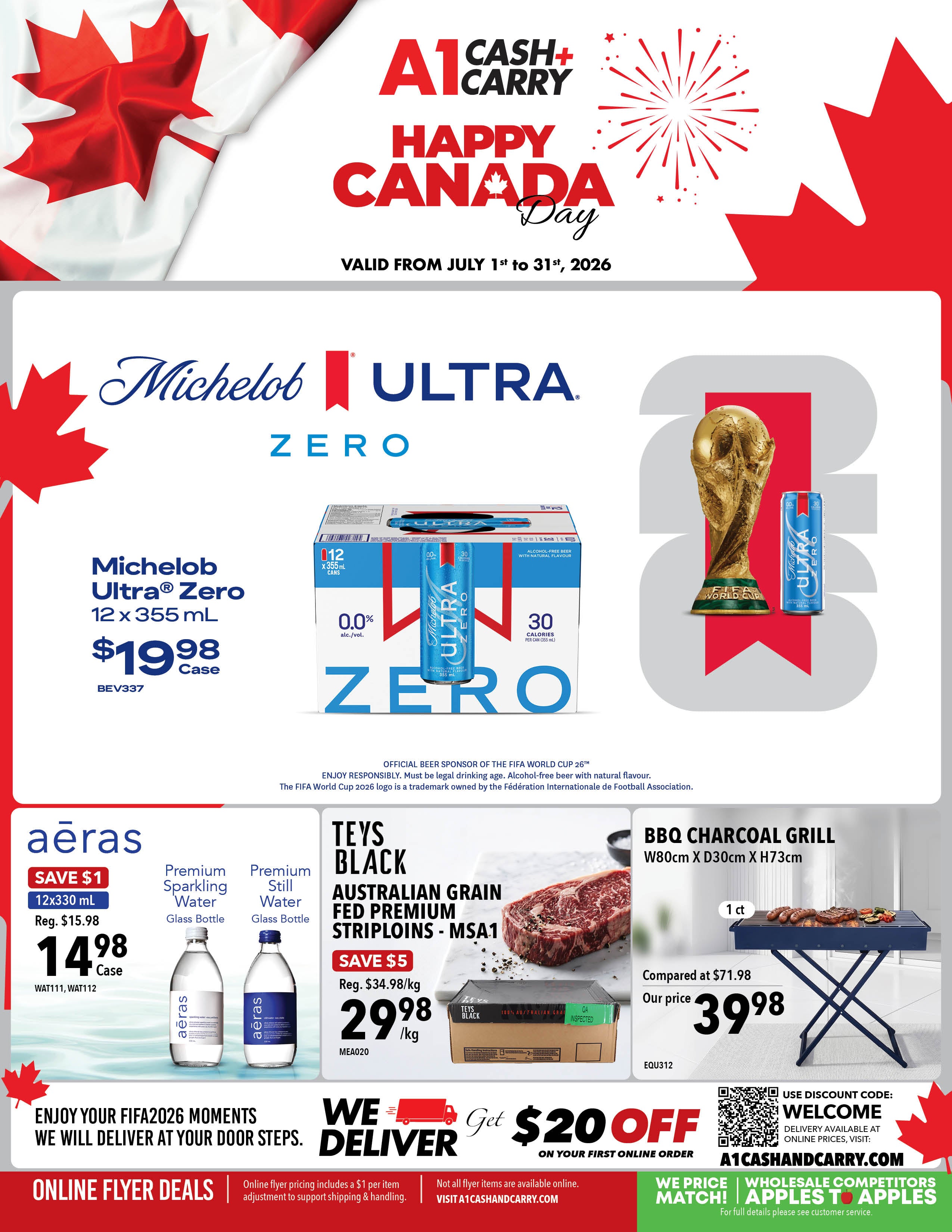 A1 Cash and Carry July, 2026 Monthly Flyer Deals