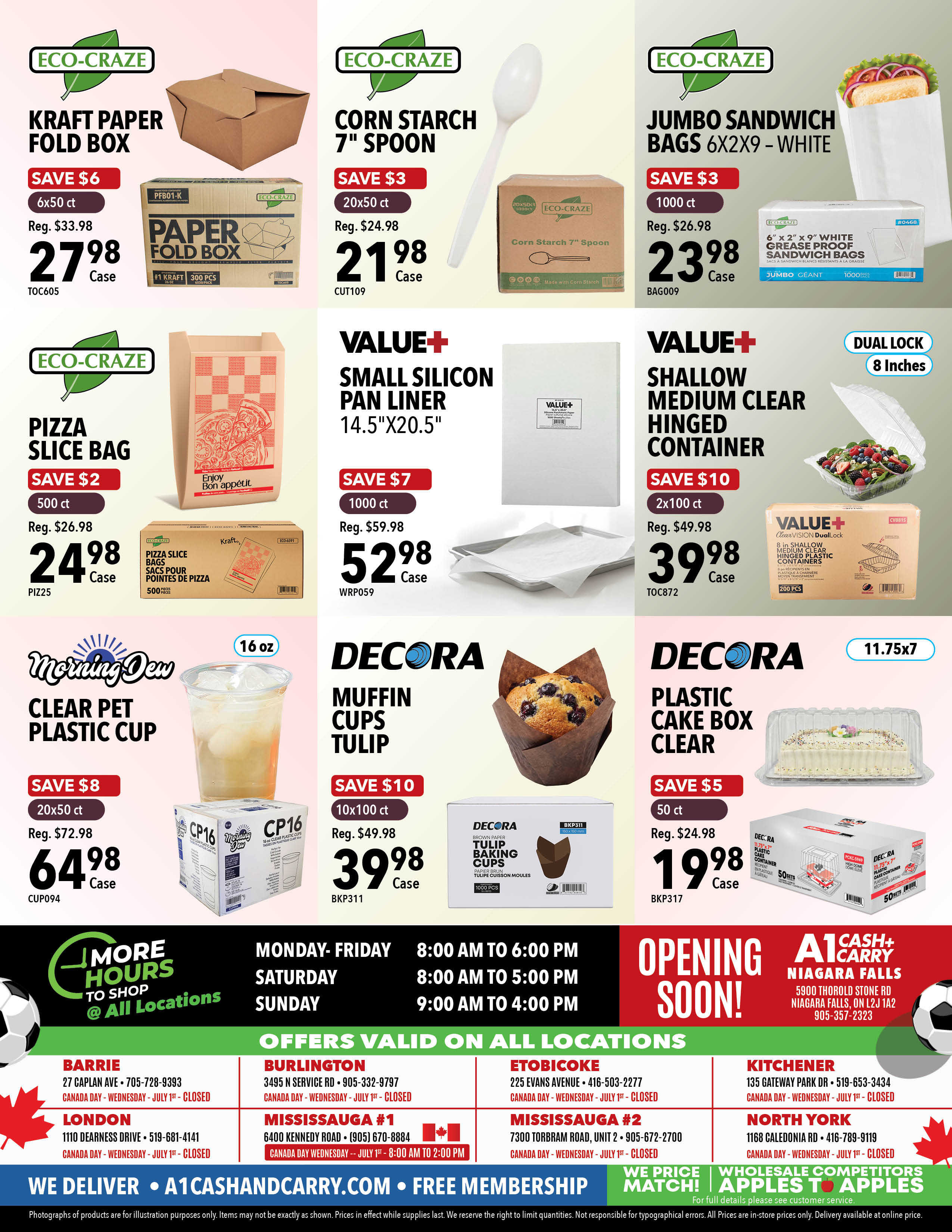 A1 Cash and Carry July, 2026 Monthly Flyer Deals