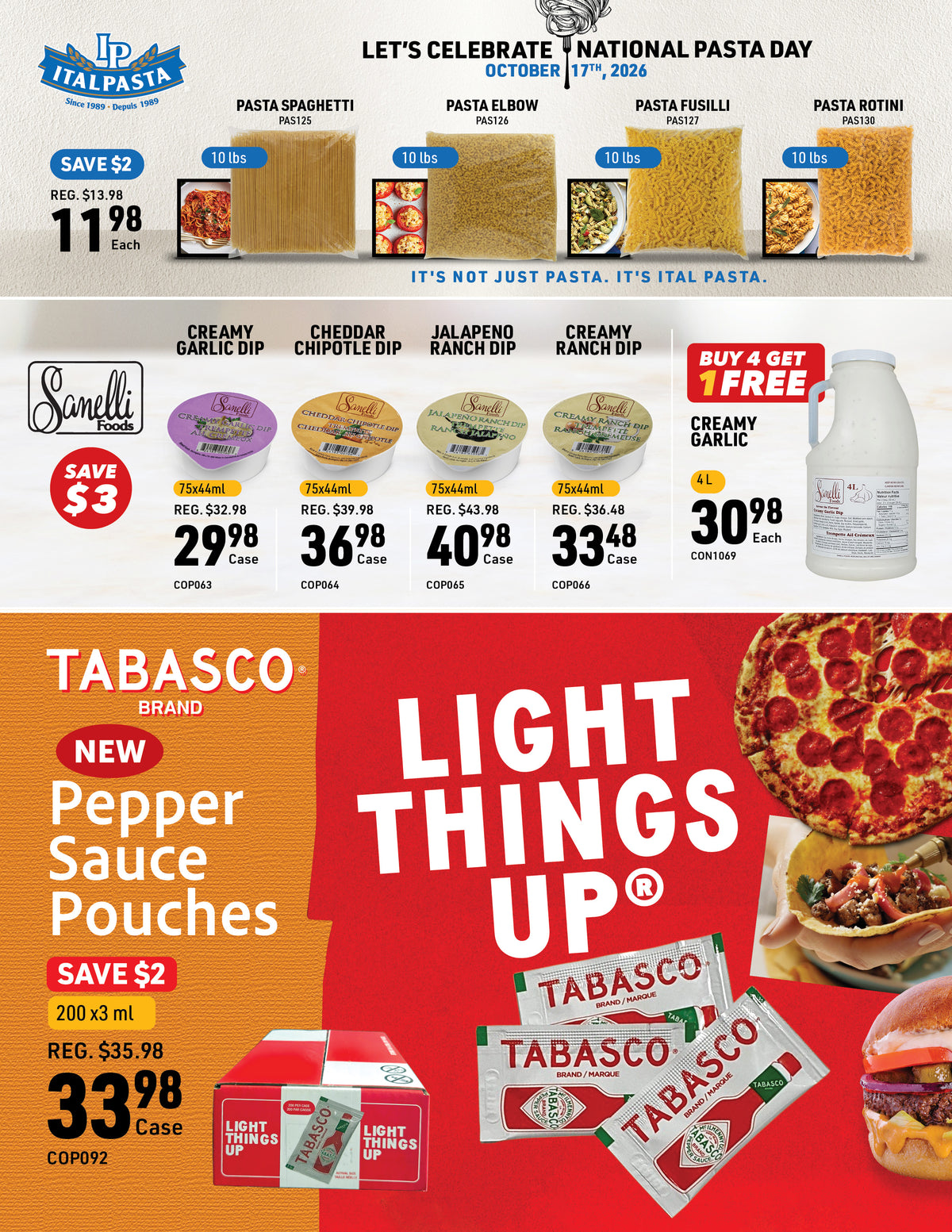 A1 Cash and Carry October, 2026 Monthly Flyer Deals