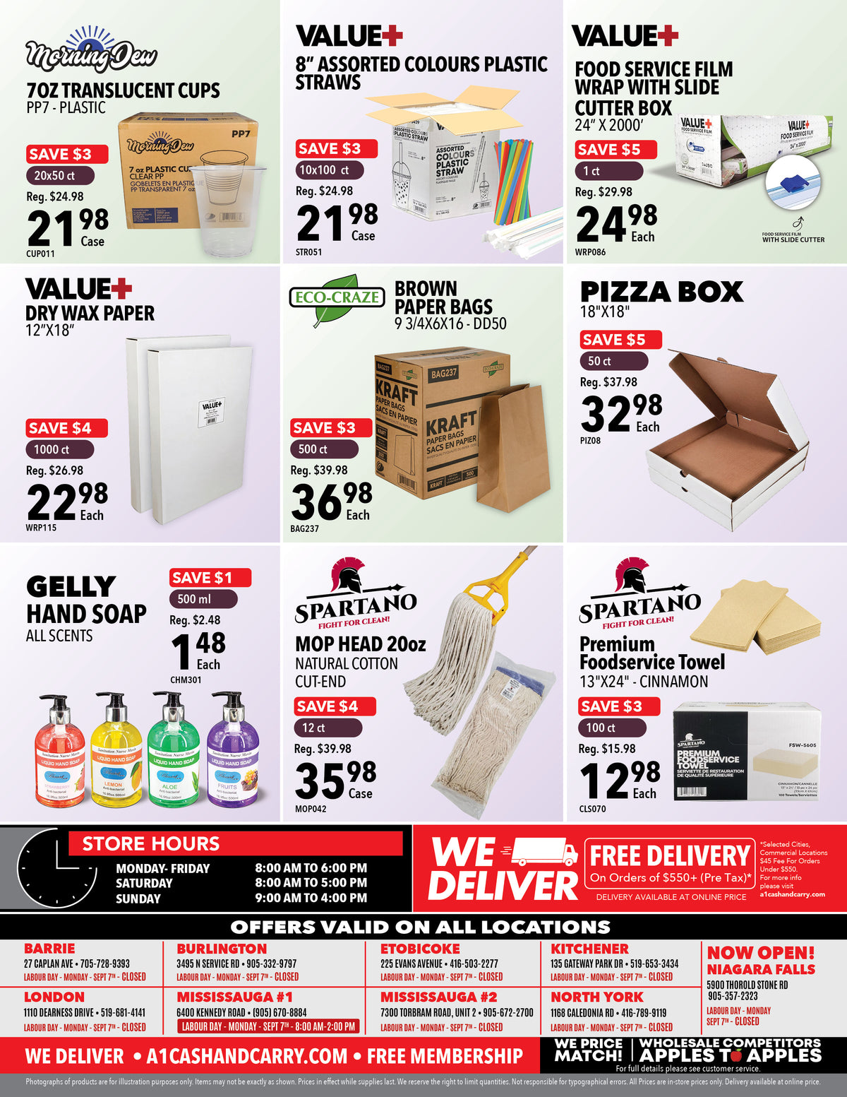 A1 Cash and Carry September, 2026 Monthly Flyer Deals