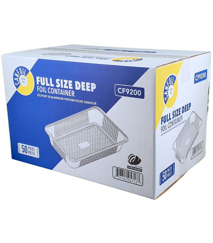 Can Foil - Full Size Deep Tray - Aluminum