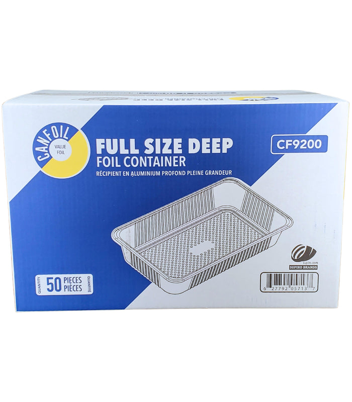 Can Foil - Full Size Deep Tray - Aluminum