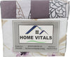 Home Vitals - Bed Sheet - King Size - Printed - 6pc