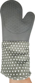 Oven Mitt - Silicone - Grey (1 pair) - QF004Grey