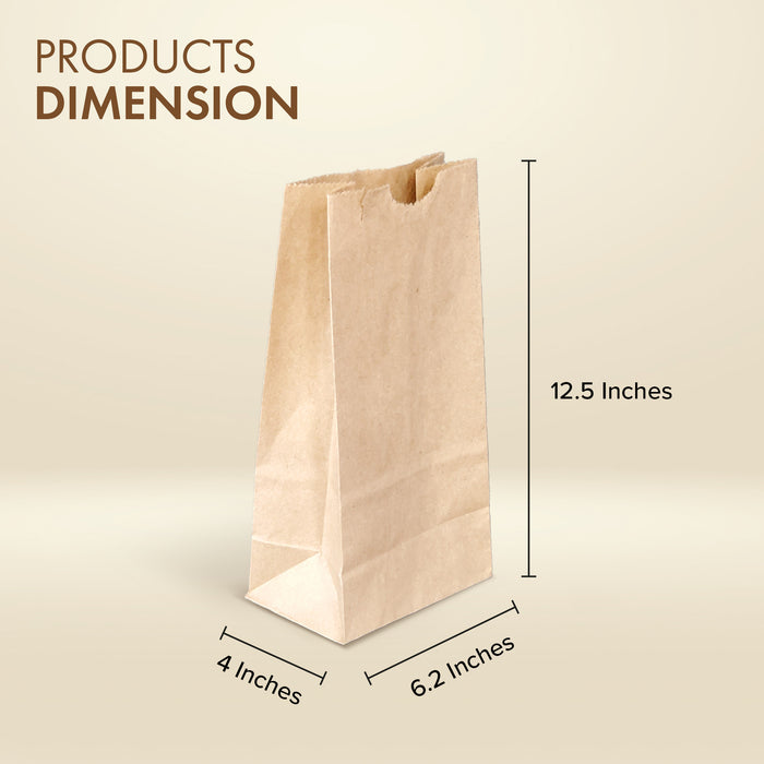 Paper Bags - Brown/Kraft - #8 - Made in Canada