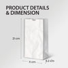 Paper Bags - White - #2 - Made in Canada
