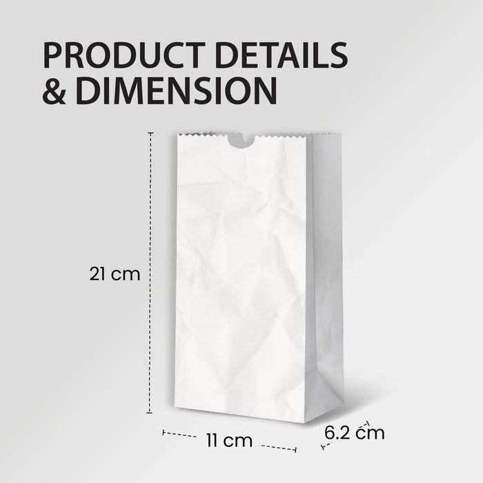 Paper Bags - White - #2 - Made in Canada