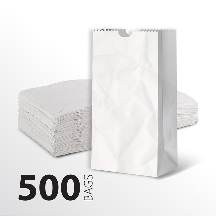 Paper Bags - White - #3 - Made in Canada