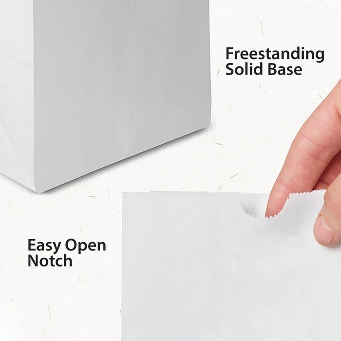 Paper Bags - White - #12 - Made in Canada