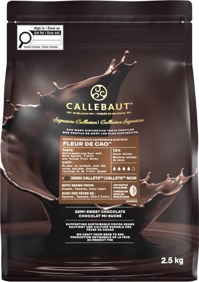 Callebaut - Rustic Fleur de Cao Callet Dark Chocolate