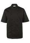 Spirito - Mesh Chef Jacket W/ Vent S/S Black - 2XL - BG21820