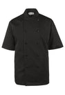 Spirito - Mesh Chef Jacket W/ Vent S/S Black - L - BG21820